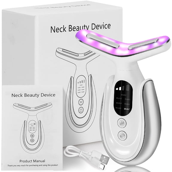 Rechargeable LED Facial Massager Multicolor Light Skin Beauty Portable Household Care Instrument