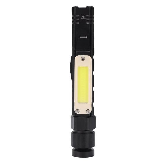 Rechargeable LED Flashlight with COB Red Light 90 Degree Foldable Handheld Tactical Torch and Headlamp Dual Use for Hiking Camping 5.3 inches / 13.5 cm