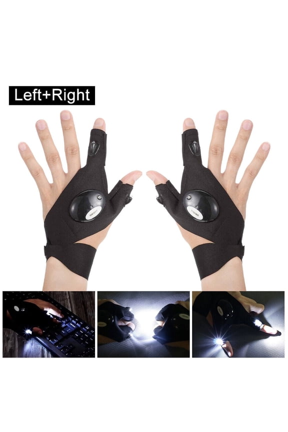 LED Flashlight Gloves Gifts for Men, Stocking Stuffers for Men Dad Husband Adult Christmas Birthday Gift
