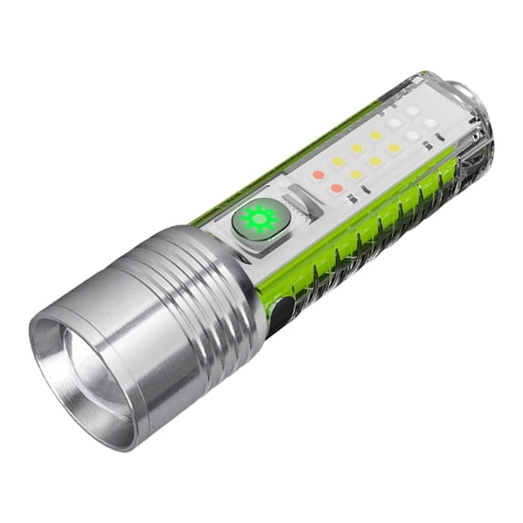 Rechargeable LED Flashlight With Adjustable Focus And Mount Emergencies Spotlights For Outdoor And Indoor Use