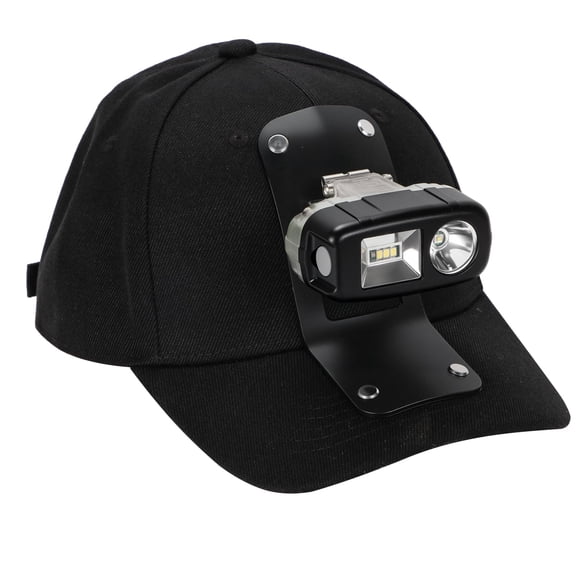 Rechargeable LED Headlamp with Spotlight and Floodlight High Brightness Mining Headlamp Waterproof Hard Hat Light for Hunting, Camping, Night Work, Caving (M60 Miner Lamp Kit+Black hat)