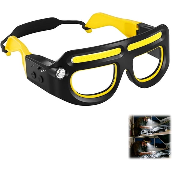 Rechargeable LED Headlight Glasses with Motion Sensor,LED Glasses Rechargeable Headlight Glasse with Motion Sensor & Touch Control