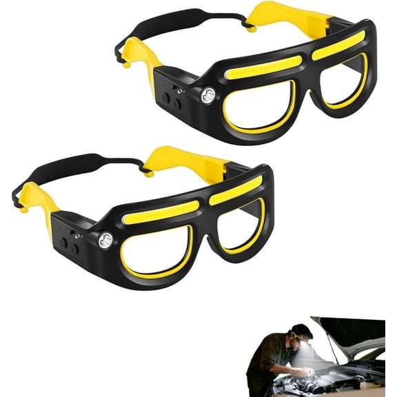 Rechargeable LED Headlight Glasses with Motion Sensor,LED Glasses Rechargeable Headlight Glasse with Motion Sensor & Touch Control