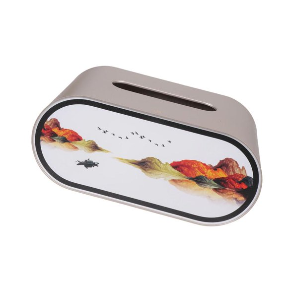 Rechargeable LED Illuminated Tissue Paper Box Having 3 Lighting Modes Touch Activated Design Ideal For Home Use