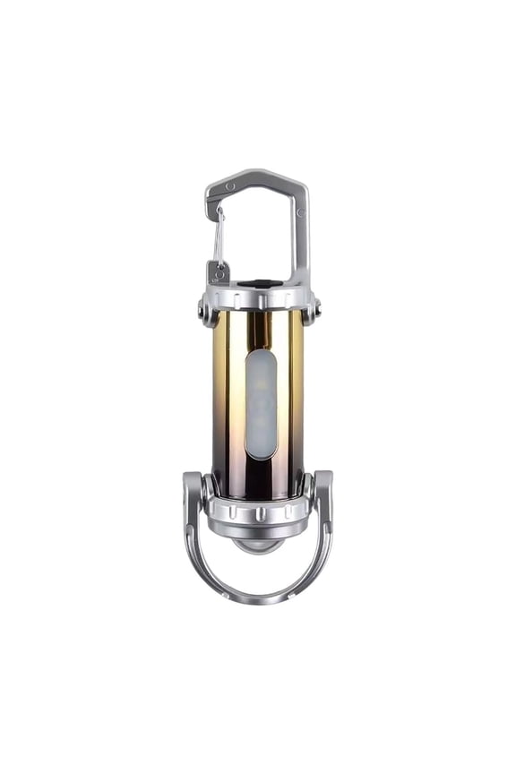 Rechargeable LED Keychain Light Multi-Mode Portable Mini Flashlight Compact Key Ring Lamp for Camping Hiking Night Emergency Use