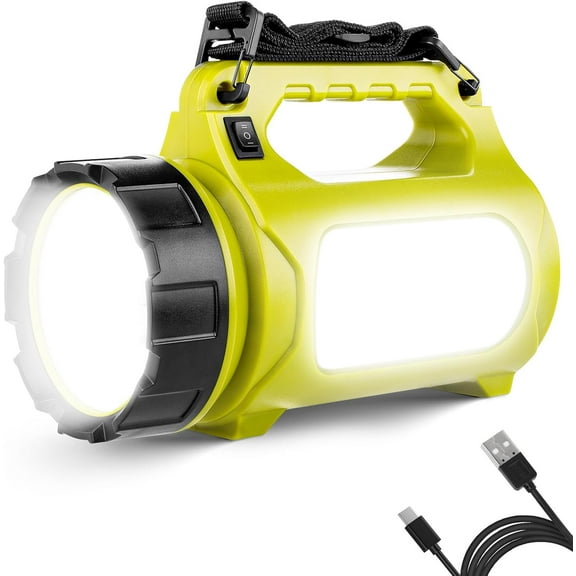 Rechargeable LED Lantern, 1000LM, 5 Modes, Power Bank, IPX4 Waterproof, for Camping, Emergency, Hiking, Home, Includes USB Cable