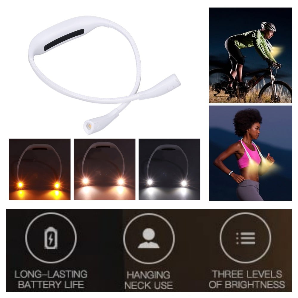 Rechargeable LED Neck Reading Light Around Neck Book Lights Adjustable