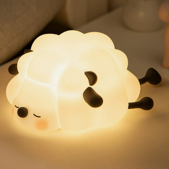 Rechargeable LED Night Light for Kids, 3-Level Dimmable Nursery Nightlight, Perfect Bedside Touch Lamp with 30 Min Timer
