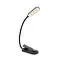 thumbnail image 1 of Rechargeable LED Reading Light with Clamp, Flexible Gooseneck, USB Powered, Eye Protection, No Flicker, Adjustable Brightness, Bedside, Book Light, Reading Lamp, Portable LED Lamp, 1 of 4