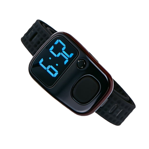 Rechargeable LED Screen Digital Counter Clickers Timer Silicone Finger Strap Comfort Wear ABS Housing for Counting Tasks