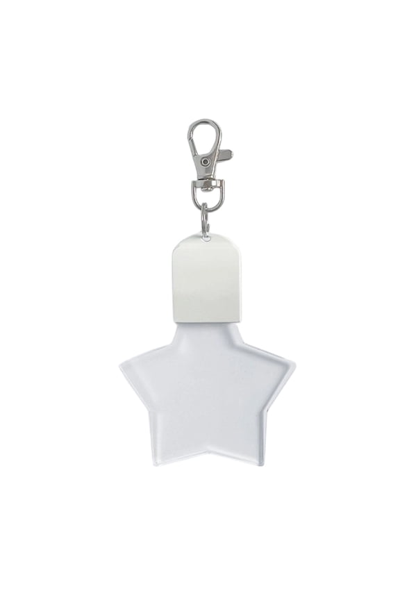 Rechargeable LED Sensor Purse Light Handbag Lamp Glowing Backpack Hangable Night Light Keychain USB Powered Acrylic Star