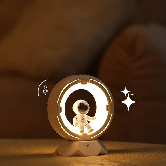 Rechargeable LED Table Lamp Home Touch Dimmable Eye Table Lamp For Bedroom Creative Children Astronaut LED light for Children
