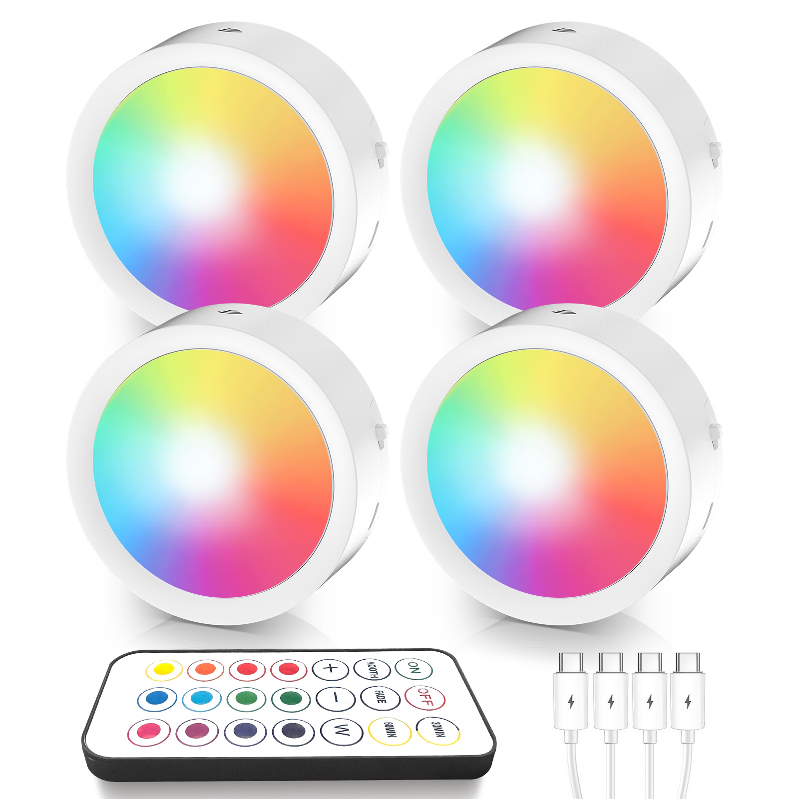 Energizer Remote Controlled Wireless Puck Lights, 3Pack, 38918