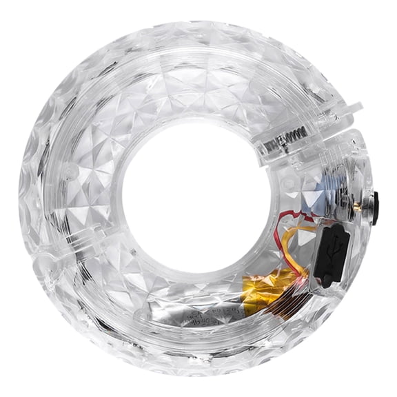 Rechargeable LED Wheel Hub Lights for Enhanced Nighttime Cycling Visibility and with Multiple Color Modes