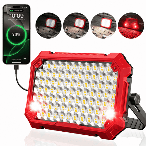 13000mAh Rechargeable LED Lantern for Power Outages,10000 Lumens Battery Powered Emergency Light, Portable Camping Light with Stand & Hook, Waterproof Survival Gear for Home, Outdoor, Hurricane