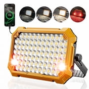 Rechargeable 10000LM LED Work Light with 13000mAh Battery