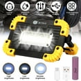 thumbnail image 1 of Rechargeable LED Work Light, 300Lumen Portable Inspection Lamp Magnetic Searchlight, 3 Lighting Modes, Waterproof Built-in Battery for Outdoor Camping Hiking Car Repairing, 1 of 8