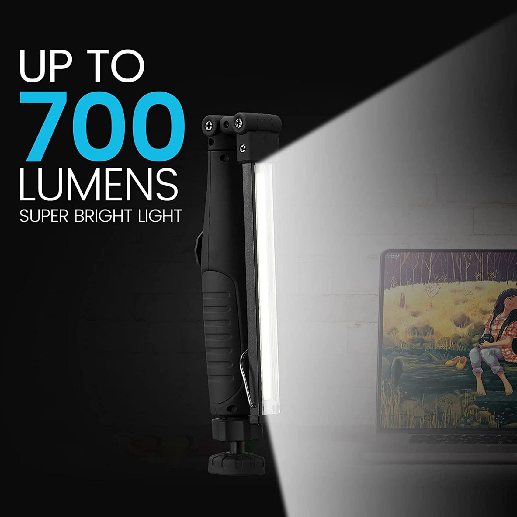 Rechargeable LED Work Light 700 Lumens COB Work Lights Work