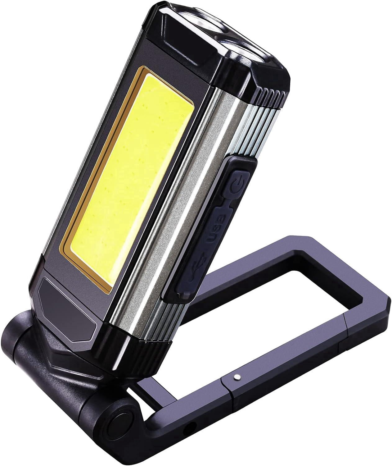 Rechargeable LED Work Light, COB Area Light with Magnetic Base ...
