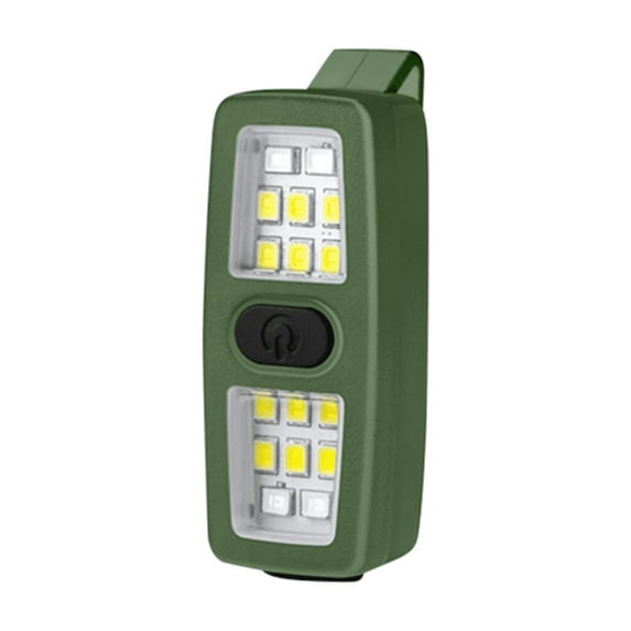 Rechargeable LED Work Light, Portable Magnetic Inspection Lamp with Hook, 360° Rotation, 16 SMD LEDs, USB Powered, for Garage, Car, Camping, Emergency, Workshop, Home Use