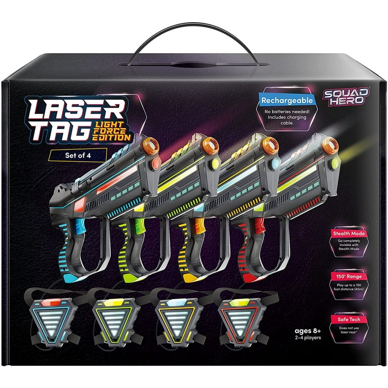 Rechargeable Laser Tag Set for Kids, Teens & Adults, with Gun & Vest  Sensors - Fun Ideas for Age 8+ Year Old Cool Toys - Teen Boy Games -  Outdoor