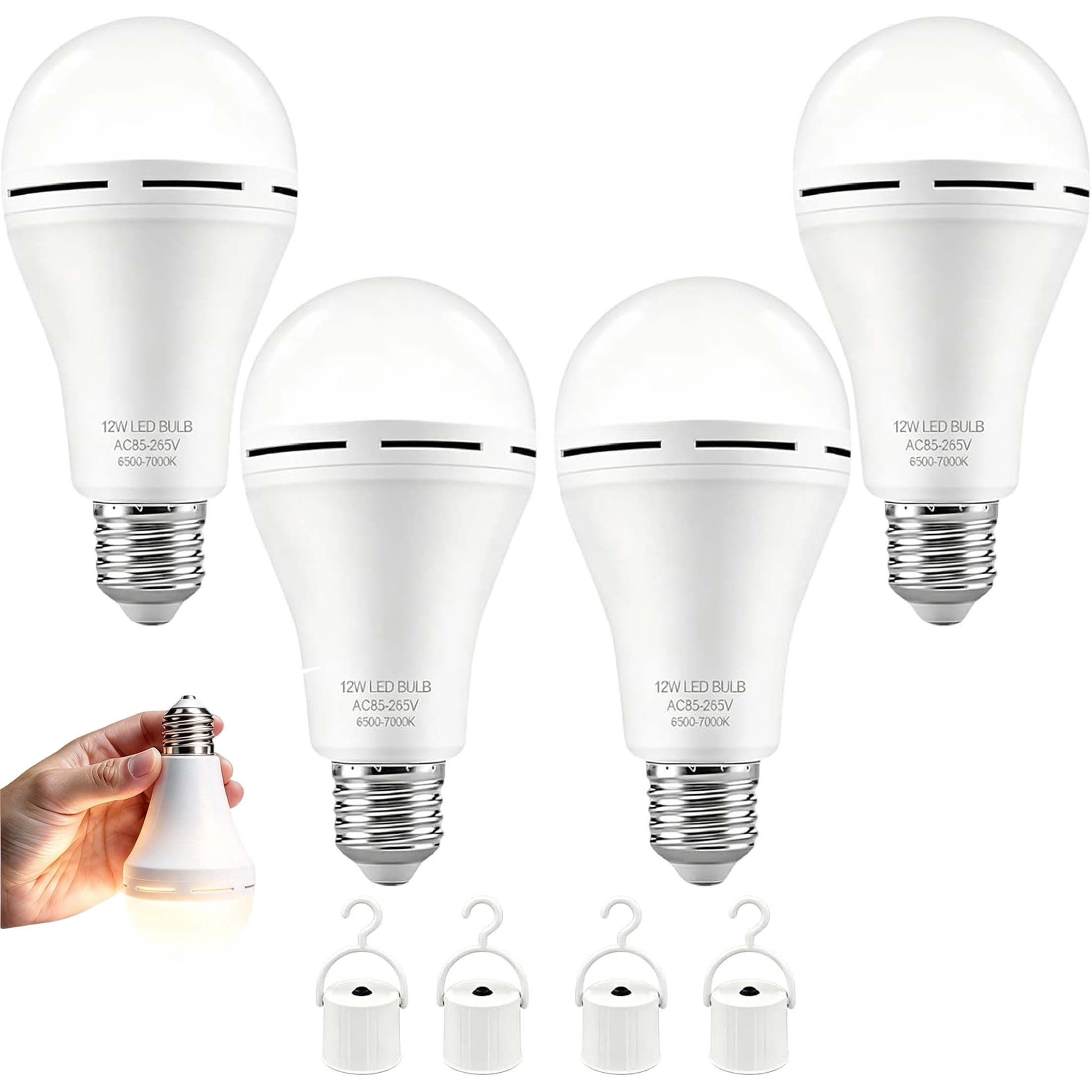 Rechargeable Light Bulbs, Emergency Light Bulbs, Led Bulb 60 Watt Equiv ...