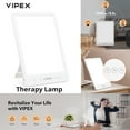 thumbnail image 1 of Rechargeable Light Therapy Lamp, VIPEX UV-Free 10000 Lux LED Therapy Light, 1 of 2