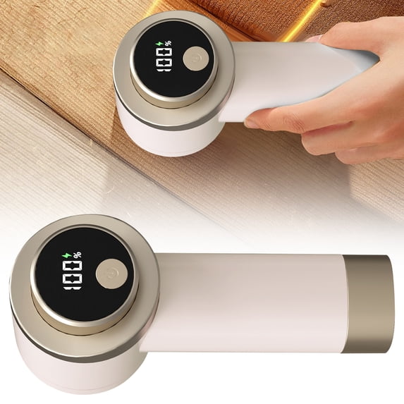 Rechargeable Lint Remover, Rechargeable Fabric Shaver for Clothing, LED Display Lint Remover, Portable Fuzz Shaver with 3 Speeds, Rechargeable Lint Shavers for Sweaters, Couch, Blankets, Carpet Use