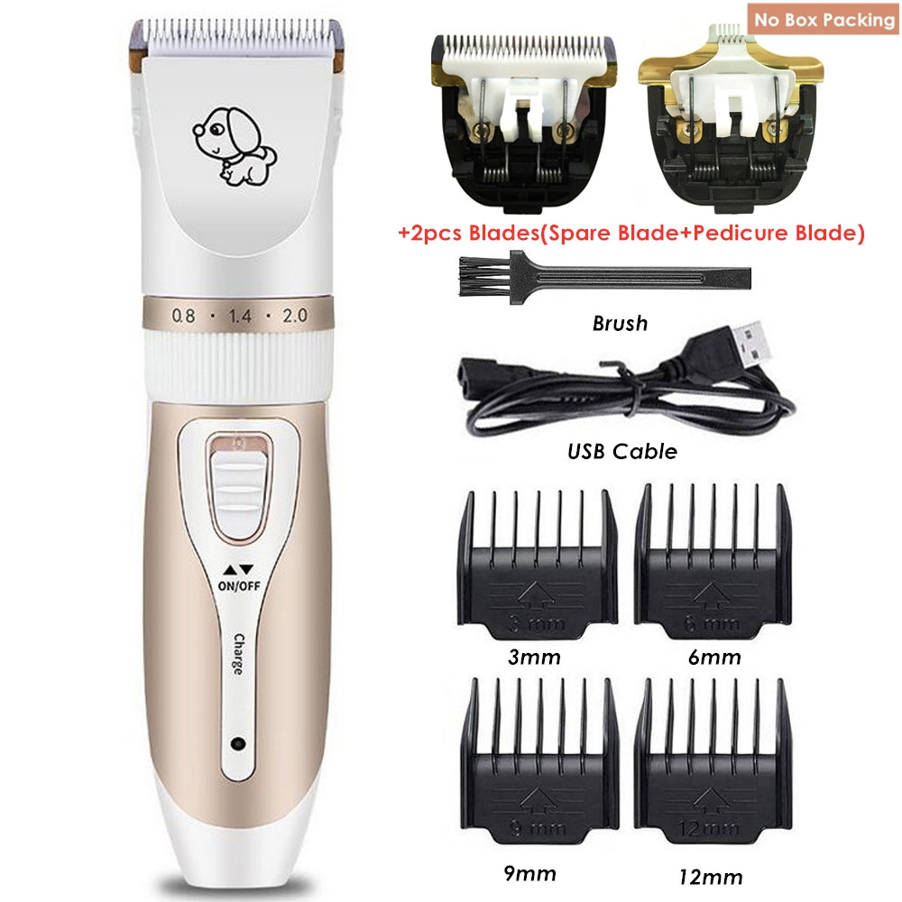 Rechargeable Lownoise Pet Hair Clipper Remover Cutter Grooming Cat Dog
