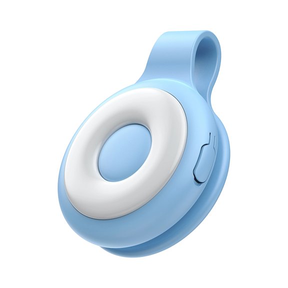 Rechargeable Magnetic Clip LED Badge Light Hands-Free Flashlight for Nurses Night Shift Reading Walking Camping Healthcare Outdoor Use（Blue）