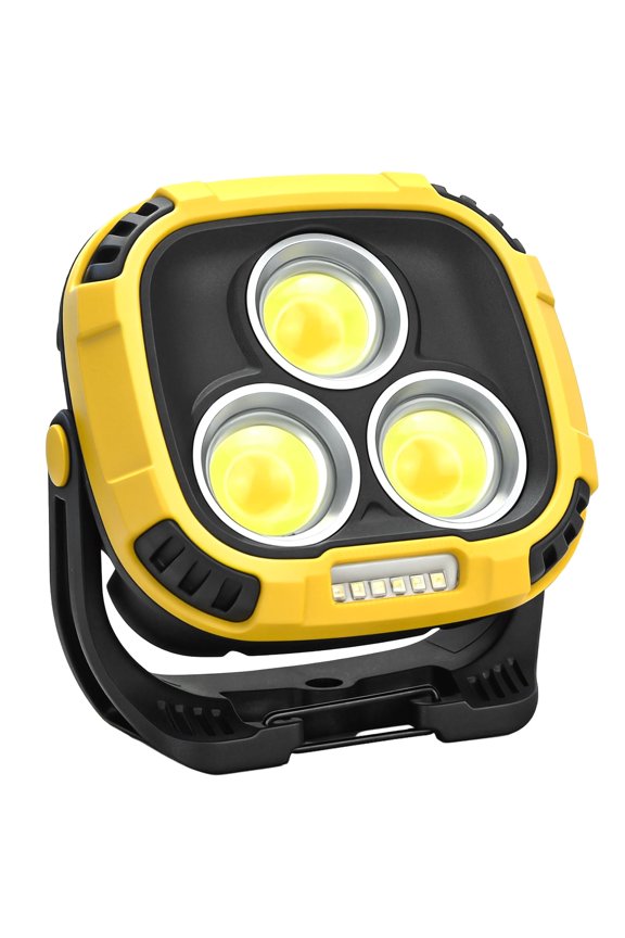 Rechargeable Magnetic LED Work Light, 6000mAh 4000LM with Hook, IP65 Waterproof, 30H Runtime, Portable for Car Repair, Job Site, Emergency