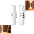 3 Rgb Led Sensor Rechargeable Magnetic Motion Sensor Wall Light, Smart LED Ambient Night ...