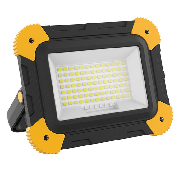 Rechargeable Magnetic Work Light Portable LED Flood Light Battery Powered Cordless Job Sites Lighting for Outdoor 1PC