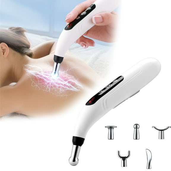 Rechargeable Meridian Pen, Electronic Acupressure Point Massager, Pulse Massage Pen, Intelligent Physical Therapy Apparatus, Acupoint Dredging Intelligent Acupoint Searching And Tendon Pulling