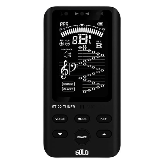 Rechargeable Metronome Tone Generator Tuners Musical Tool Metronome Digital Tuner with Following Sound and Shielding