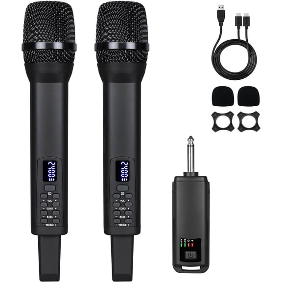 Rechargeable Microphones , D240, Black