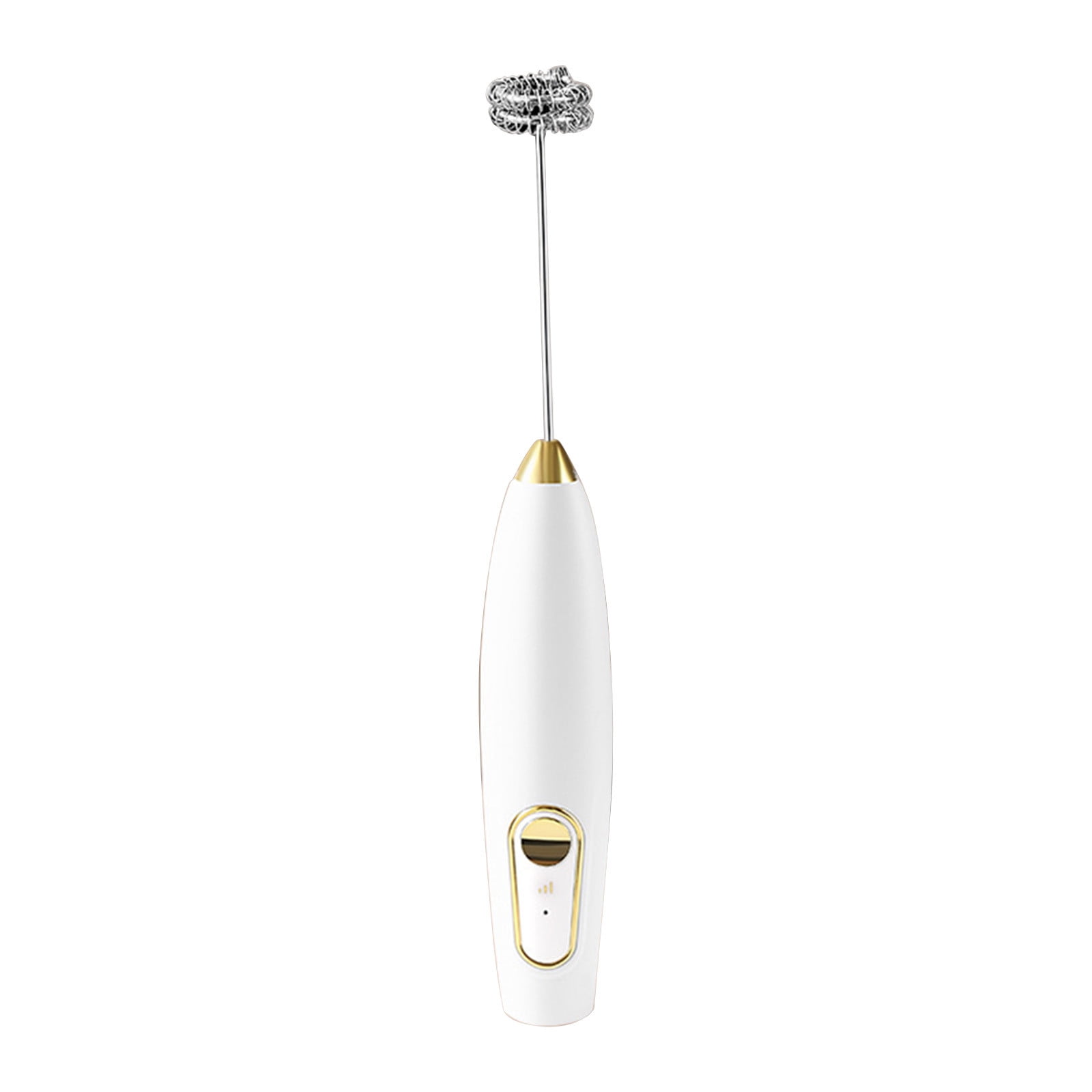 Rechargeable Milk Frother | Mini Electric Coffee Frother & Creamer Maker | Fast | Plastic Handheld Whisk | 1-Pack