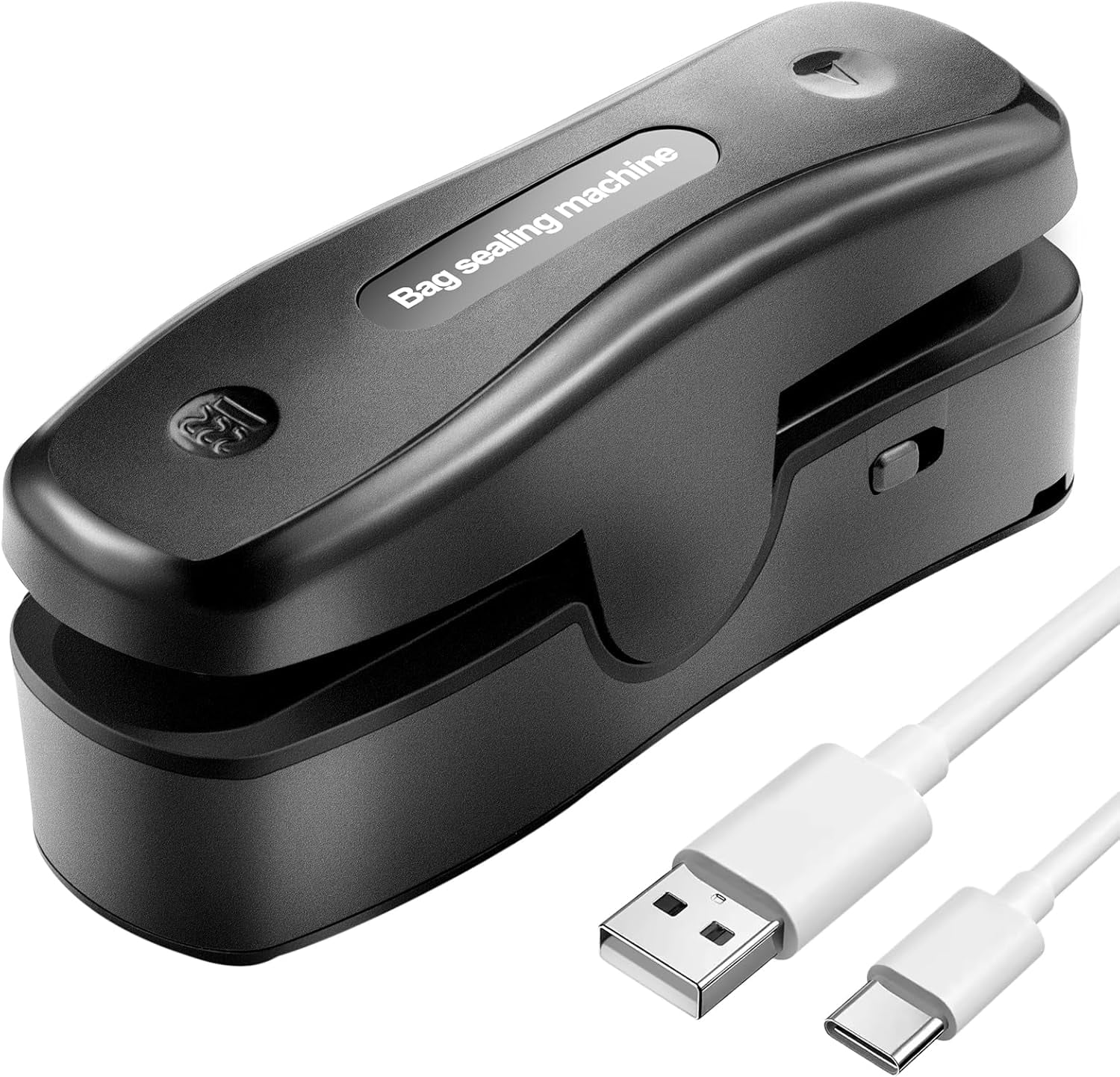 Rechargeable Mini Bag Sealer, 2 in 1 Heat Sealer and Cutter, Vacuum