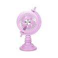 thumbnail image 1 of Rechargeable Mini Desk Fan - Quiet USB-Powered Fan with Adjustable Height & Multi-Speed Settings for Home, Office, or Bedroom Use - Perfect for Workstations or Leisure Time, 1 of 5