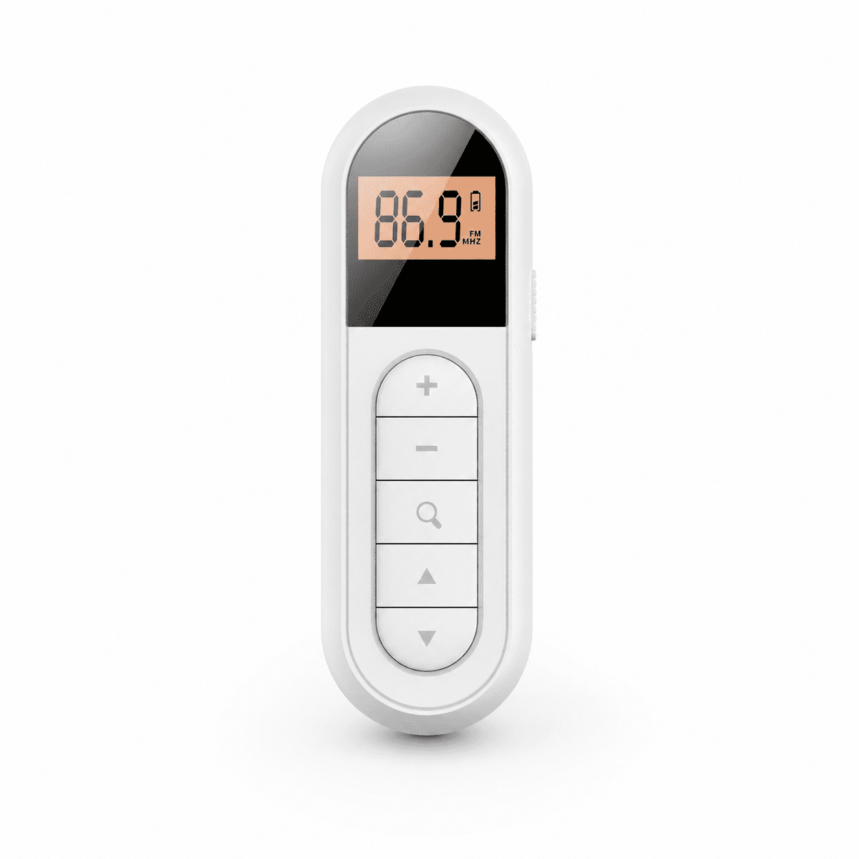 Transistor Fm Decoder Rechargeable Mini FM Radio, Portable Pocket Digital Radio with Clip ...