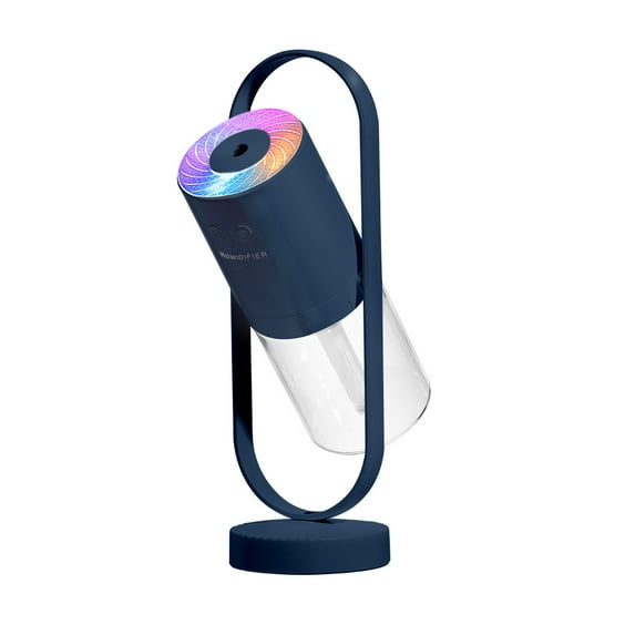 Rechargeable Mini Humidifier, Colorful Cool Mist Humidifier with 7 Color Light, Small Personal Desktop Humidifier for Baby Bedroom, Office, Nursery, Travel with Auto Shut-Off, Super Quiet