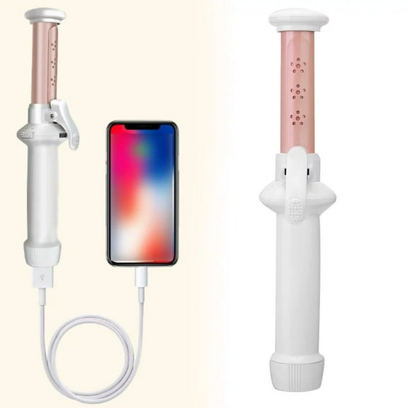 Rechargeable Mini Perm Portable Ceramic Curling and Straightening Hair for Effortless Styling