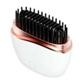 thumbnail image 1 of Rechargeable Mini Wireless Hair Straightener Comb - Portable, Travel-Friendly with 3-Speed Temperature Control, Safe Scald-Proof Design, Perfect for Effortless Styling and Gifting White, 1 of 9
