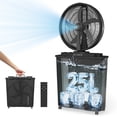 thumbnail image 1 of Bucket Portable Misting Fan with 25L Water Tank,Rechargeable Battery,3 Strong Winds 3 Spray Mister,Outdoor Cooling Fans for Camping,Patio, 1 of 8