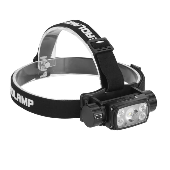 Rechargeable Motion Sensor Headlamp with 9 Light Modes Hand Wave Control, Phone Charging, for Fishing, Running, Camping, and Hiking