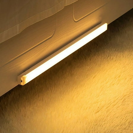 Rechargeable Motion Sensor LED Lights Wireless, Infrared Smart Sensing Under Cabinet Lighting for Kitchen Closet Stairs Wardrobe, Auto On Off Night Light for Home Indoor Corridor