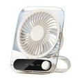 thumbnail image 1 of Rechargeable Multi-Speed Wall-Mountable & Portable USB Fan with Multi-Gear Options for Travel, Home Office, and Bedroom Cooling, 1 of 5