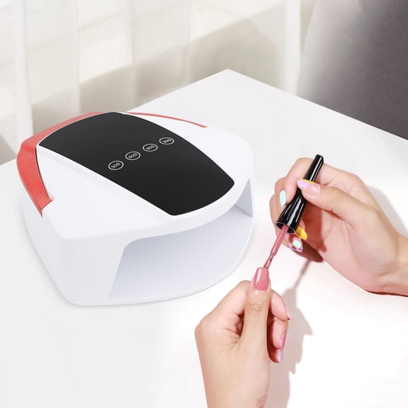 Rechargeable Nail Lamp, 96W LED Manicure Desk Lamp, Automatic Sensor UV LED Nail Dryer