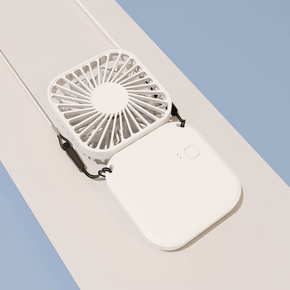 Rechargeable Neck Folding Fan USB Portable with Multiple Wind Speeds,Compact Handheld and Desktop Versatile Mini Fan for Home,Office,Outdoors,Travel