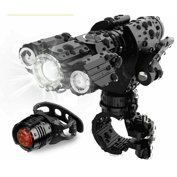 Rechargeable Night Vision LED Bike Light with Zoom Function Tactical Flashlight